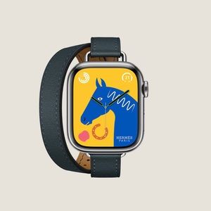 Brand New! Band Apple Watch Hermes Double Tour 41mm Attelage
